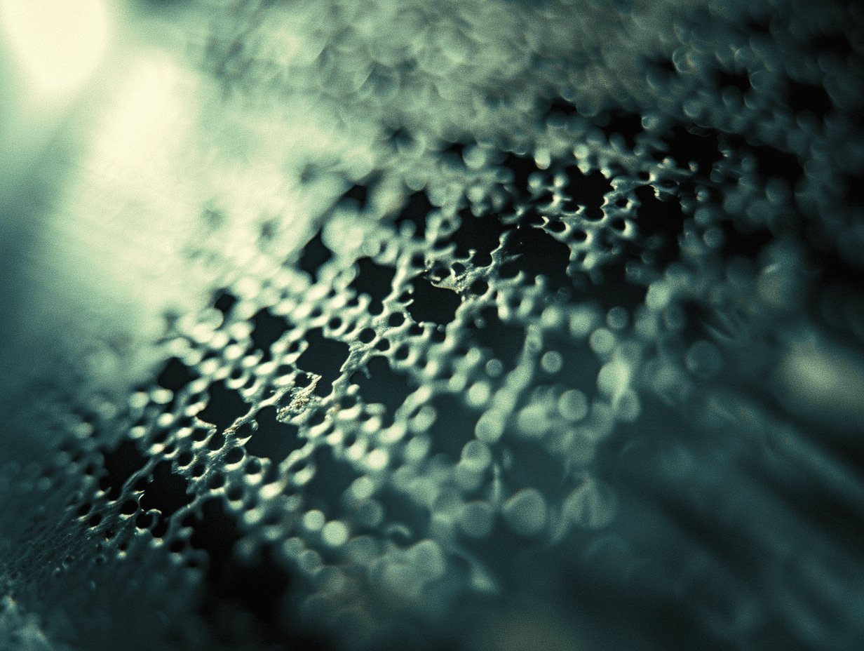 a blurry stencil on a screen with soft edges