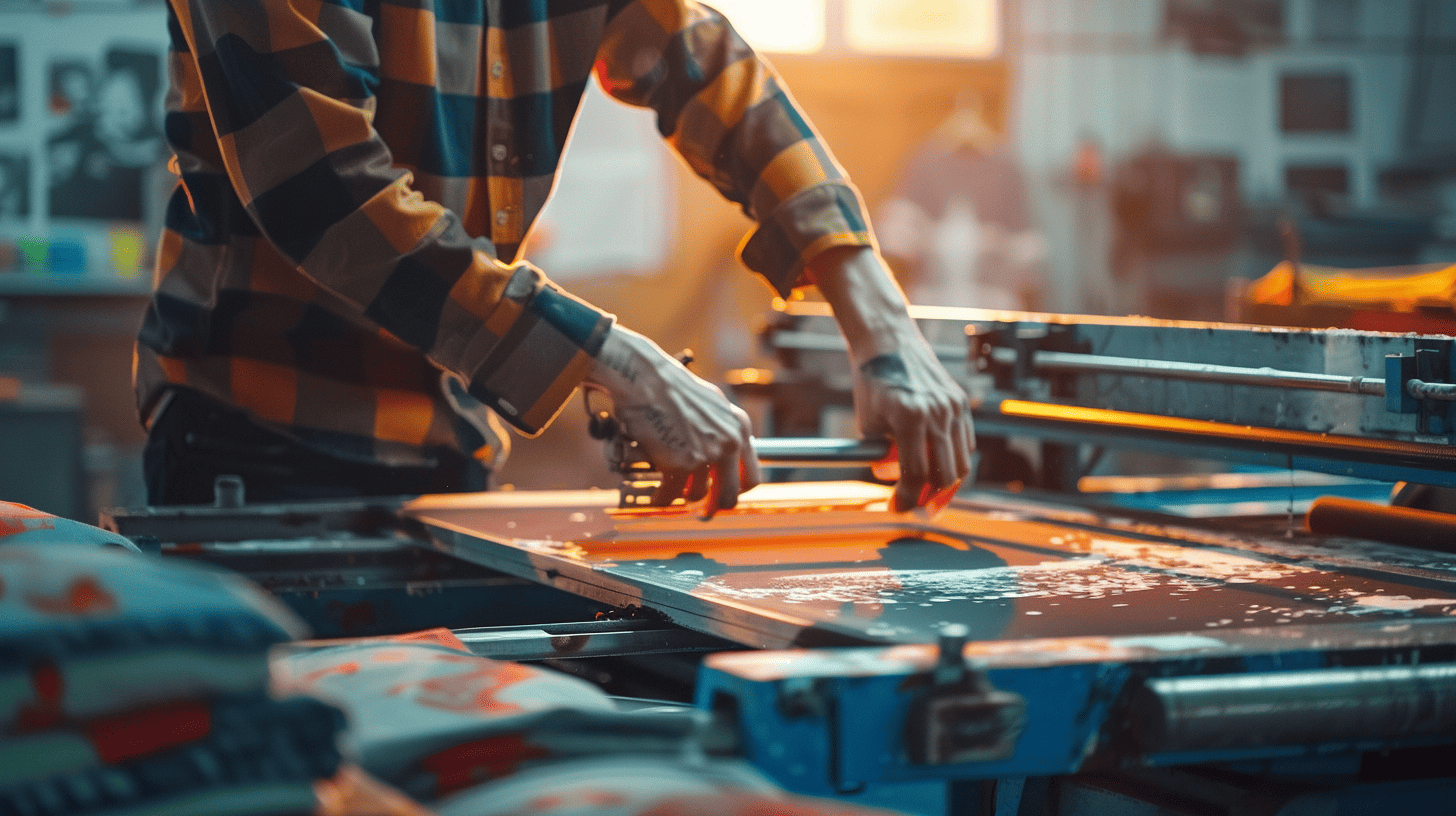 a printer operator working efficiently without errors