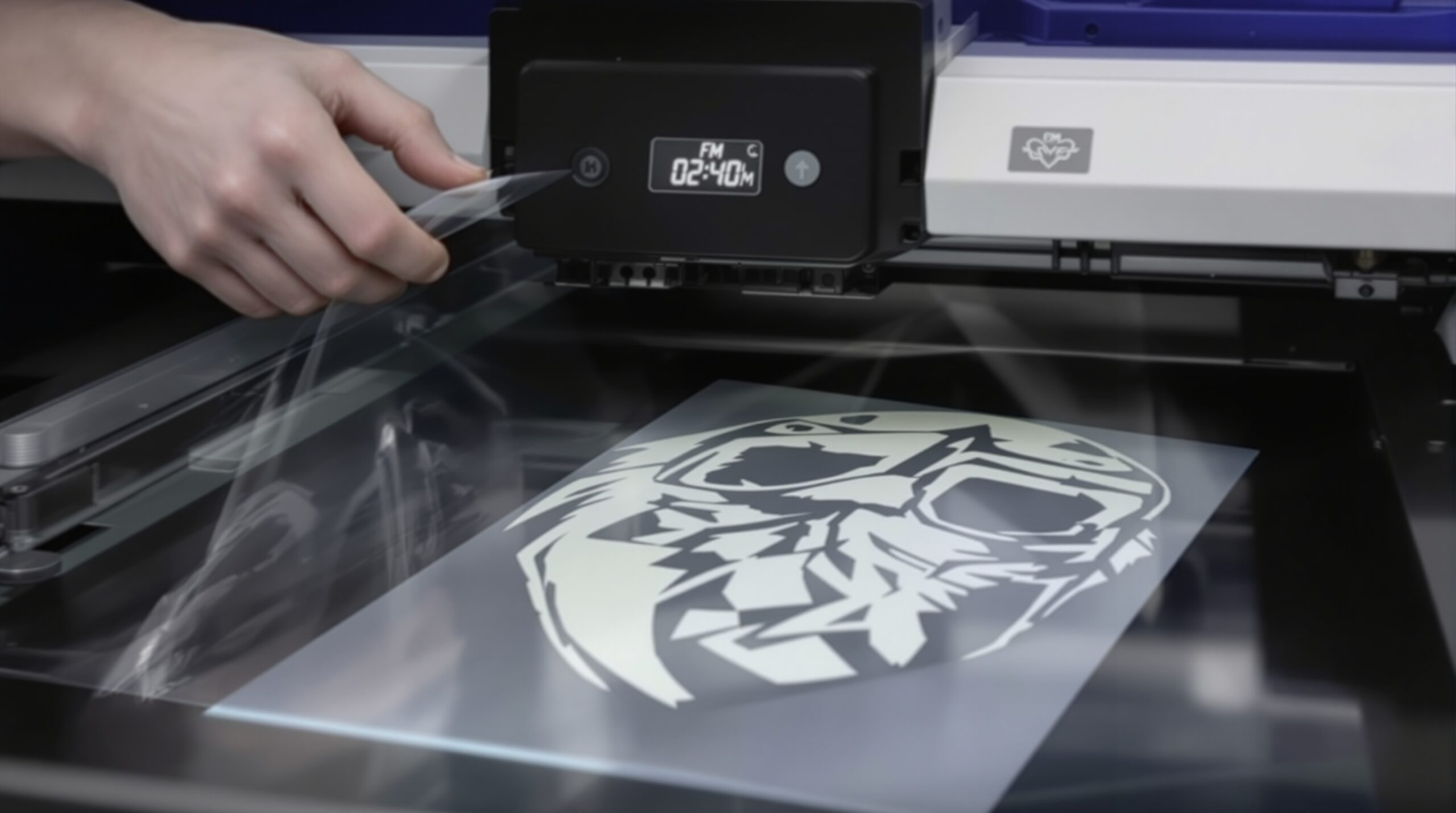 A roll of inkjet positive film for screen printing alt with keywords